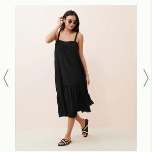 Jenni Kayne Black Midi Dress